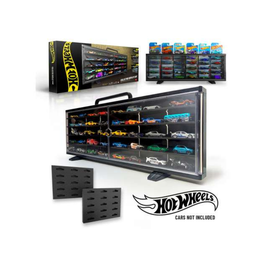 Maletin Organizador Estanteria Hot Wheels  Para Premium y Basicos - Collector Case 40 Coches HWCC23
