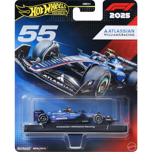 Hot Wheels Premium F1 Formula 1  Williams #55 Carlos Sainz 1/64