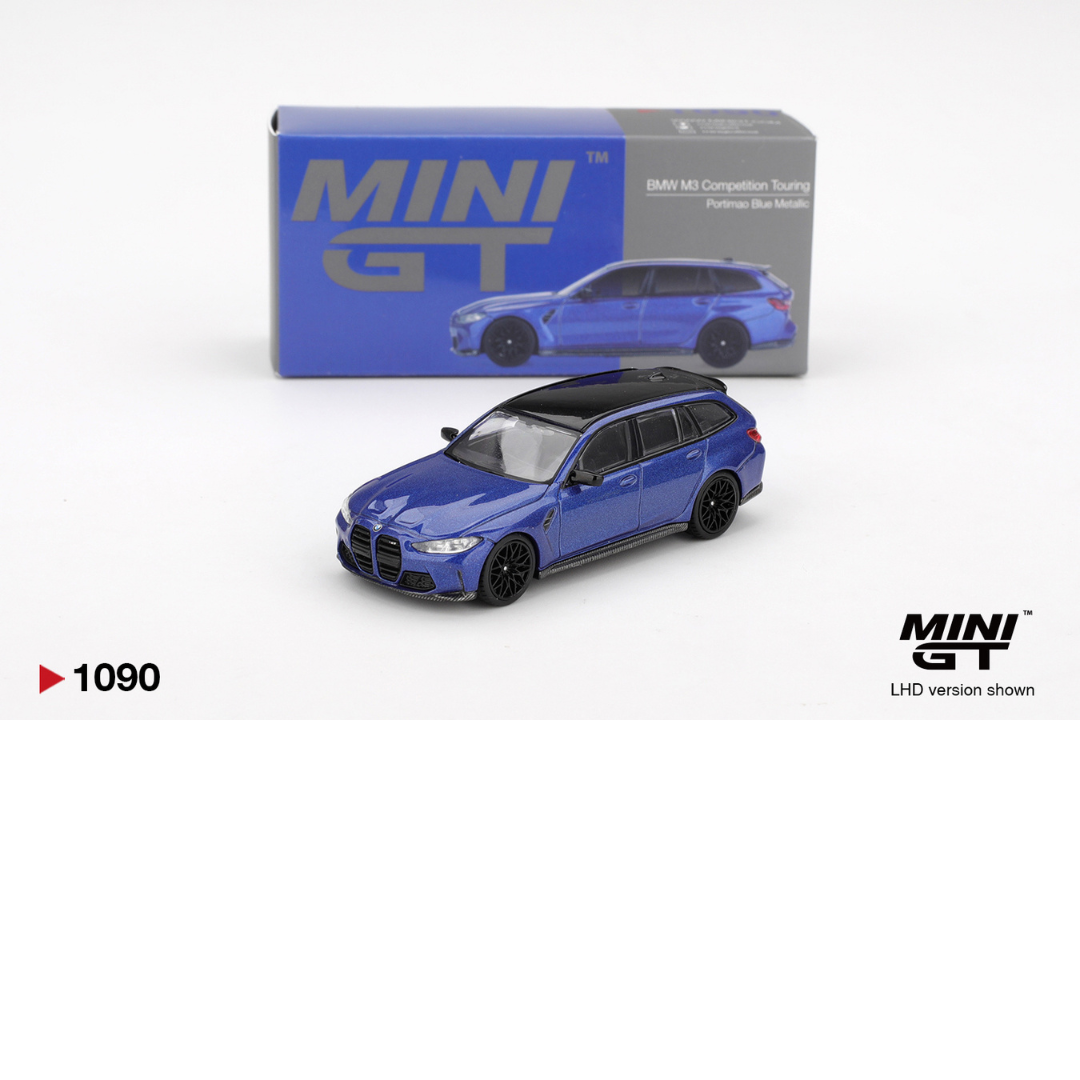MINI GT BMW M3 Competition Touring Azul Portimao Metalizado # 1090