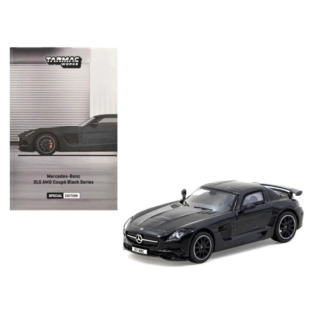 Tarmac Works 1.64  Mercedes Benz SLS AMG Coupé Black Series black Metallic