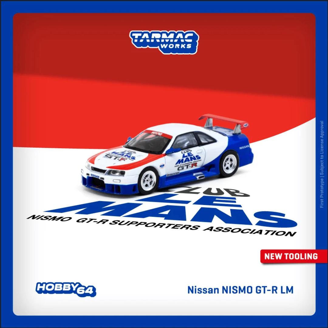 Tarmac Works 1/64 Nissan NISMO GTR LM Lemans Test Car T64-067-TC