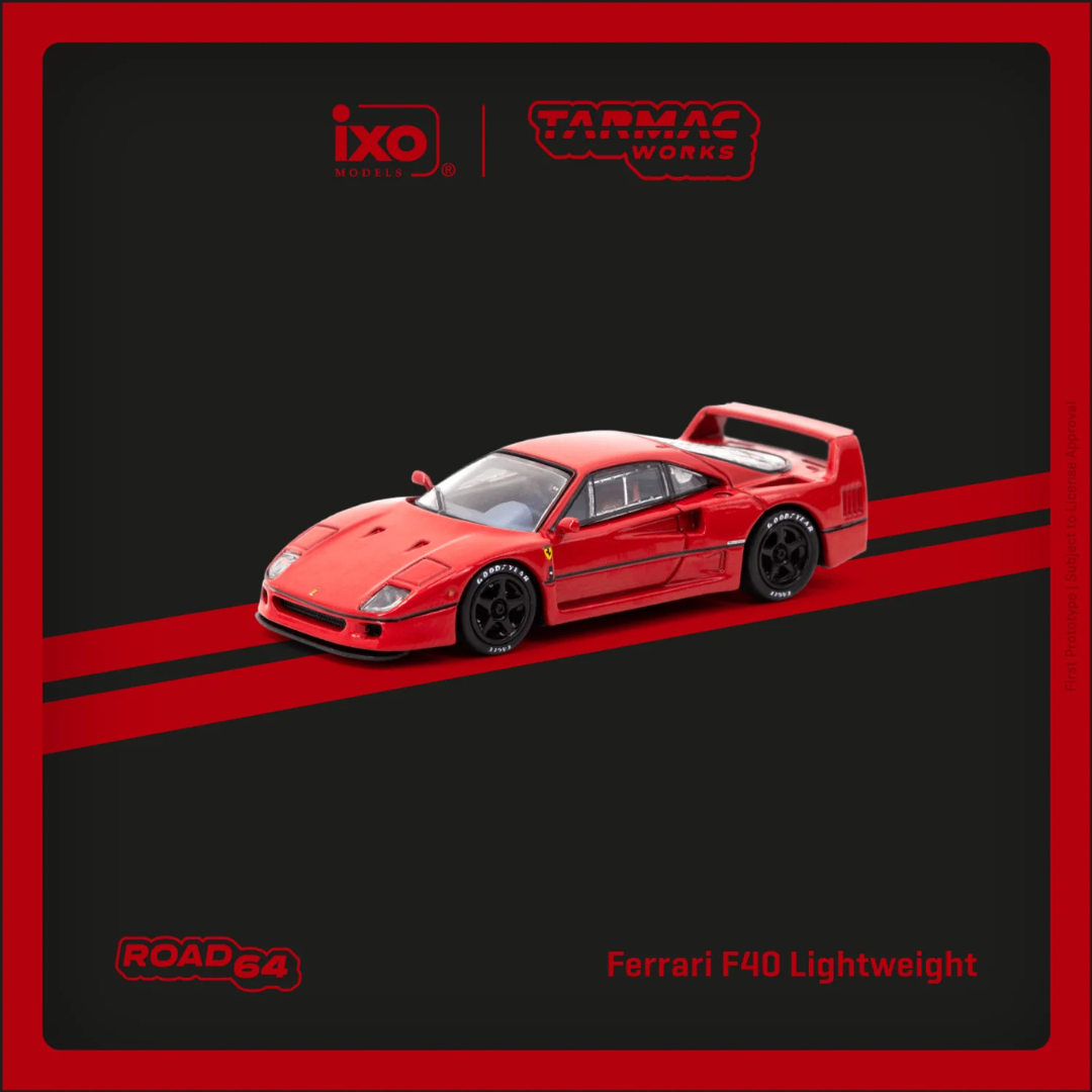 Tarmac Works 1.64 Ferrari F40 Red TC-T64R-076-RE2