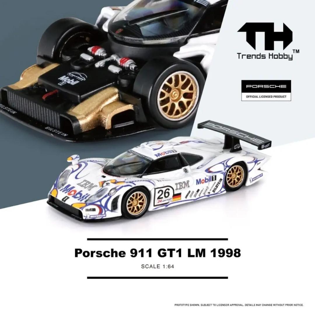 Trends Hobby 1.64  Porsche 911 GT1 LM #26 1998  TH241085 - Desmontable TH241085