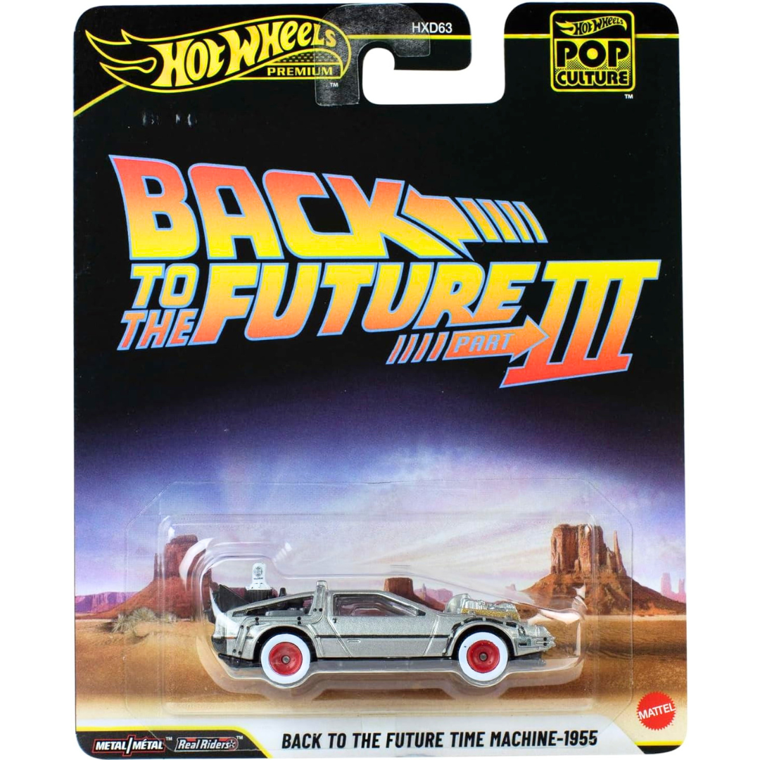 Hot Wheels Premium Delorean Regreso al Futuro III Back to the future Delorean