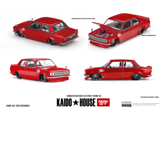 KAIDO HOUSE 1969 Datsun 510 Street Nismo V3 Red # 229