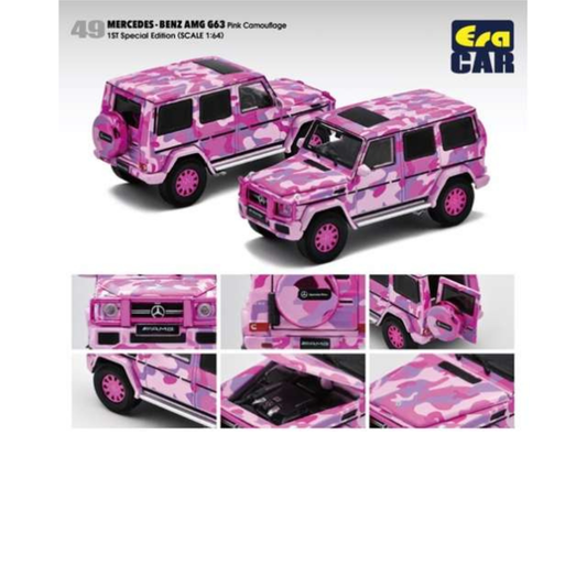 Era Car 1.64 Mercedes Benz G63 1st SP Edition Pink Camouflage