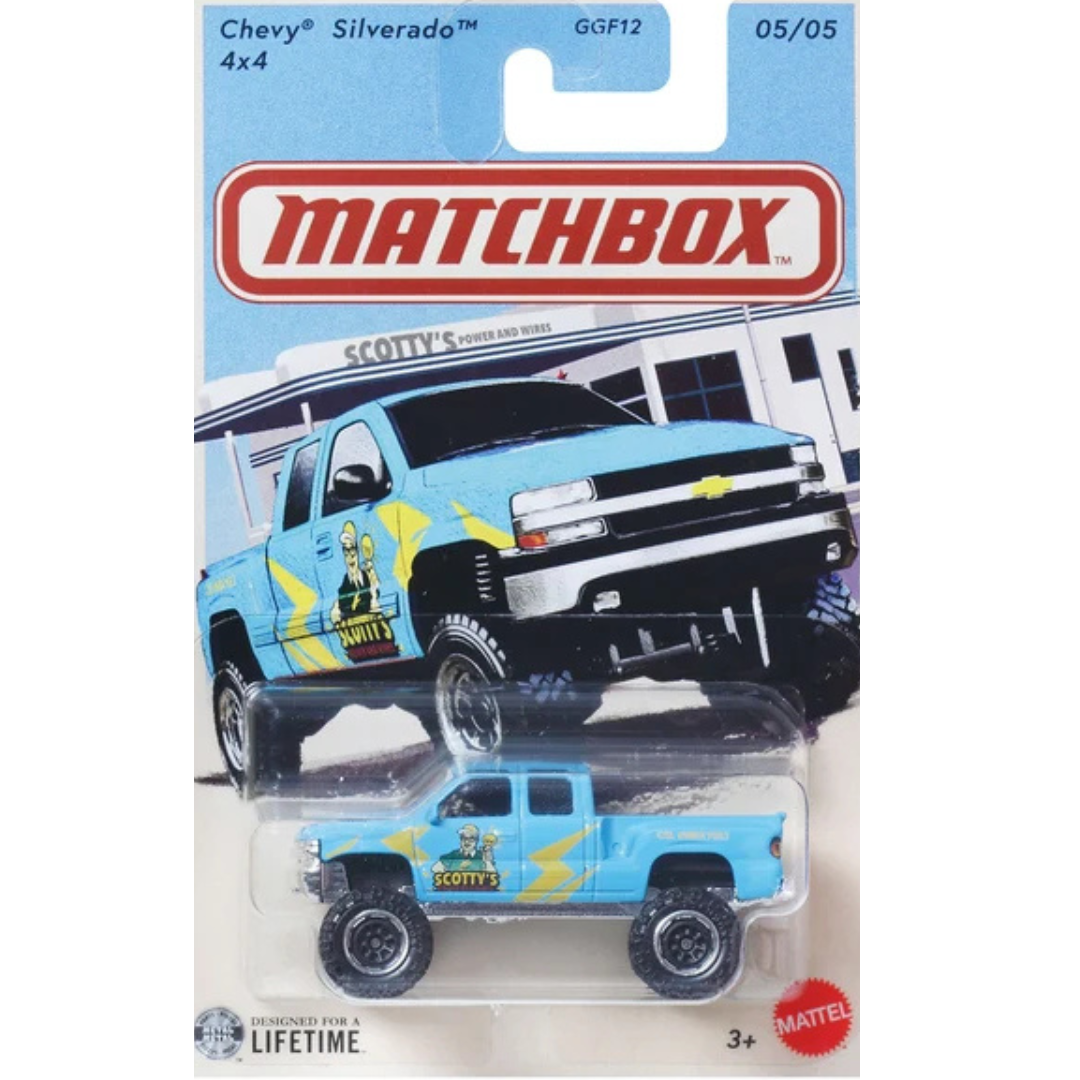 Matchbox 1.64 Chevrolet Silverado 4x4 blue MBGGF12-969P