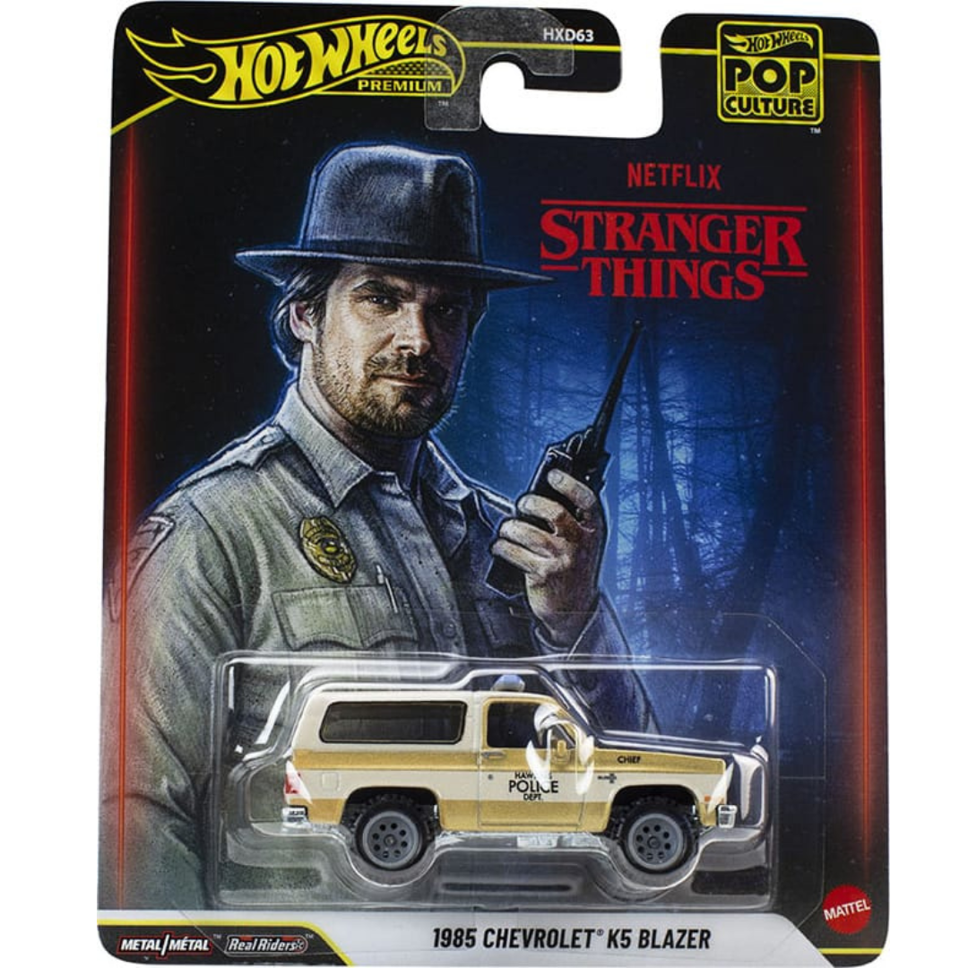 Hot Wheels Premium Stranger Things 1985 Chevrolet K5 Blazer Pop Culture REF63-S