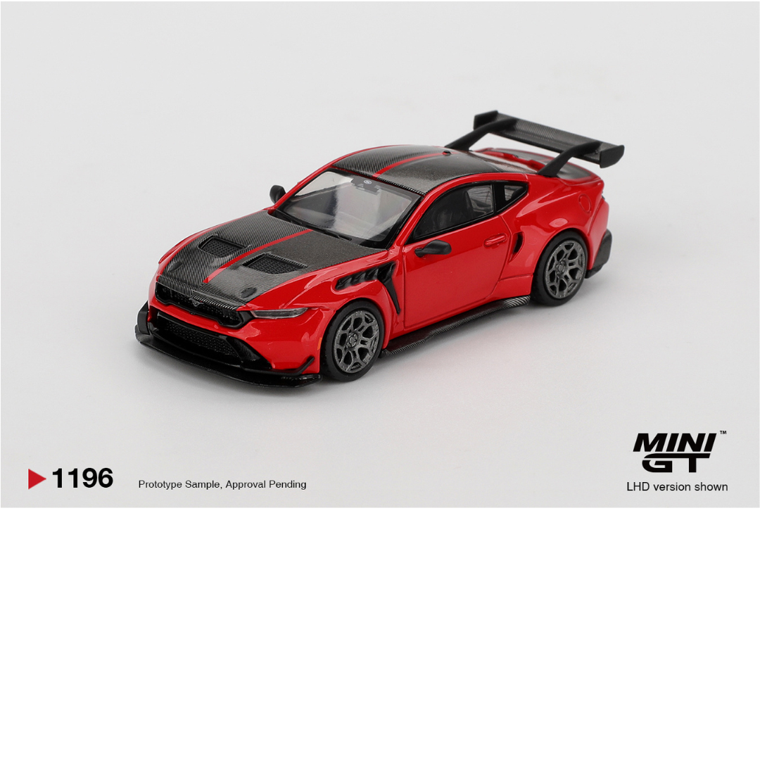 *** LLEGADA FINALES DE SEPTIEMBRE 2026 ***  MINI GT FORD MUSTANG GTD RACE RED 2025 # 1196