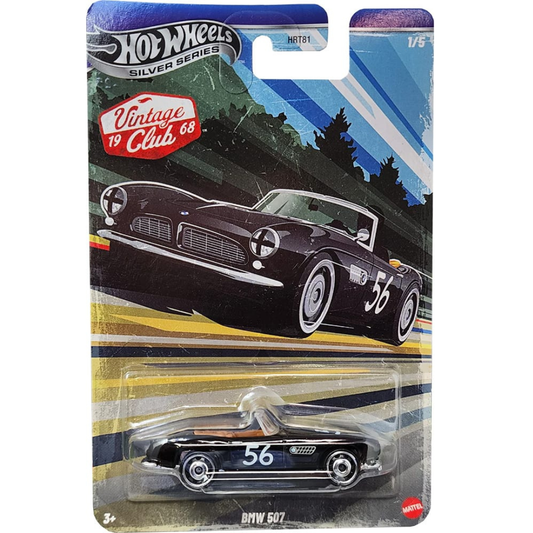 Hot Wheels BMW 507 Silver Series Vintage Racing Grand Prix HRT81-979J