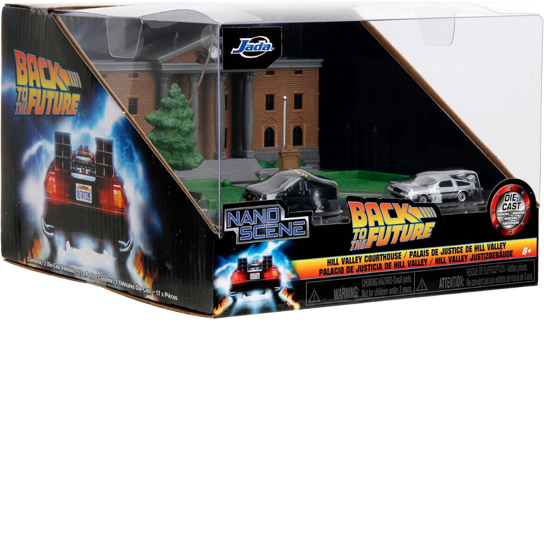 Jada Nano Diorama Back to the Future Clock Tower Nano Scene Nano coches de metal.
