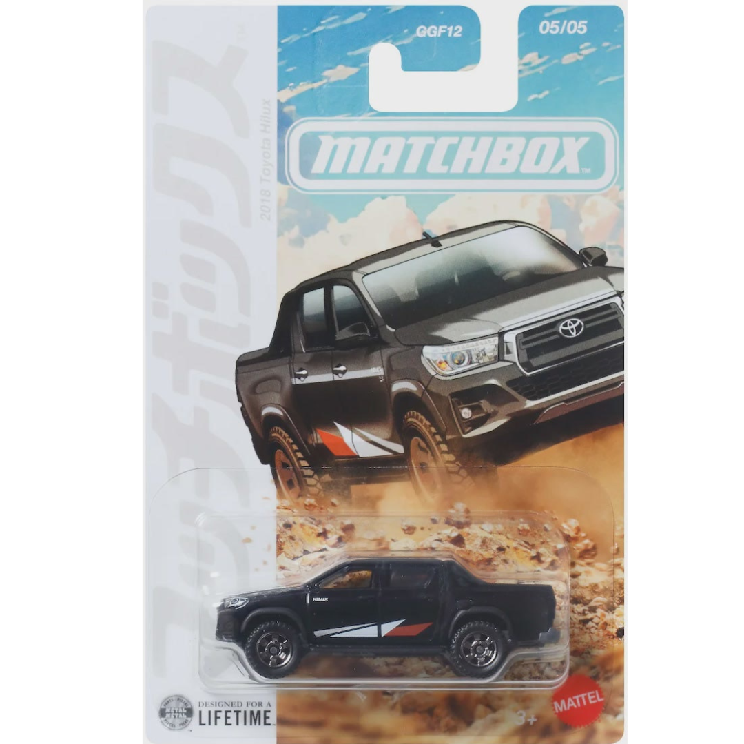 *** LLEGADA 25 SEPTIEMBRE 2026 *** Matchbox 1.64 Toyota Hilux MBGGF12-969Q