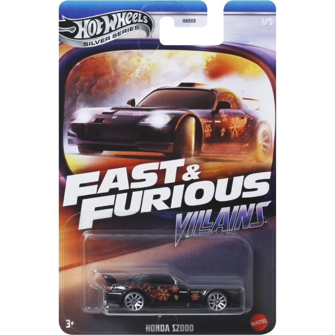 Hot Wheels Silver Series Honda S2000 Fast & Furious Villains hwmvJBY34