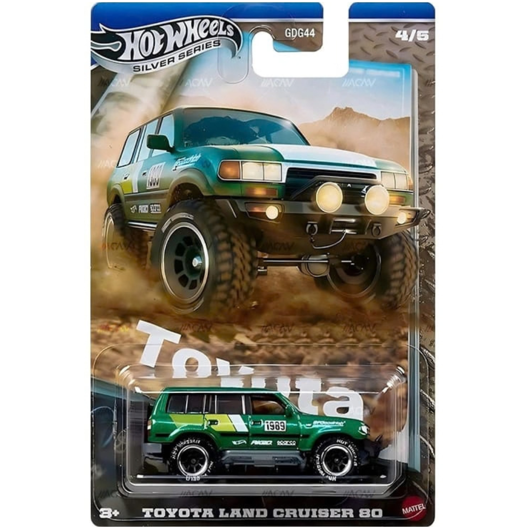 Hot Wheels Silver Series Toyota Land Cruiser 80 hwmvJCB74
