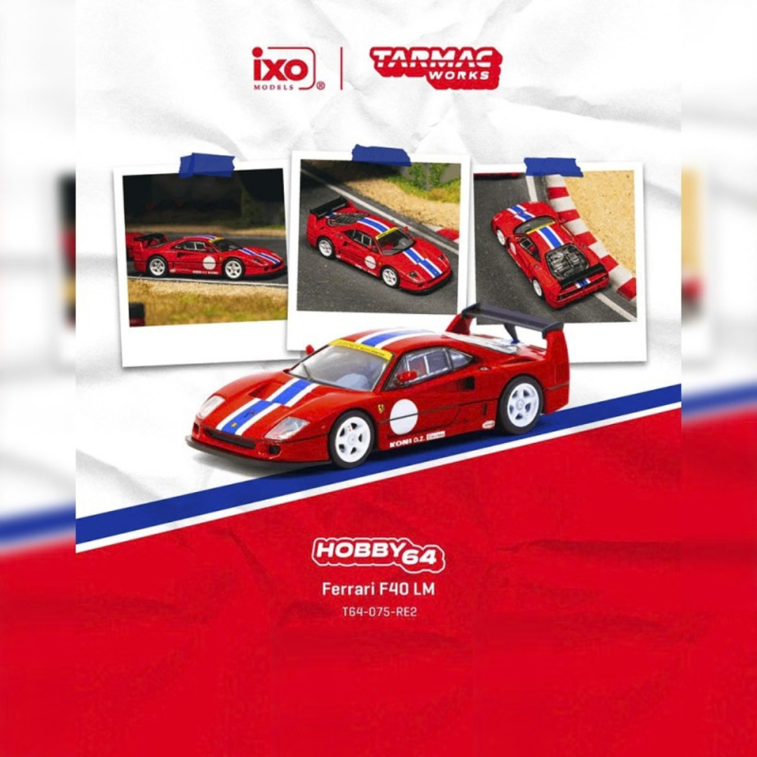 Tarmac Works 1.64  1994 Ferrari F40 LM Rosso Corsa