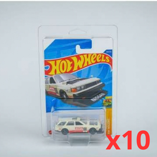 X10 Protector Hot Wheels Básico Silver Series(Tarjeta larga) Protector Blister  PACK DE 10 1.64  T9-64023~10