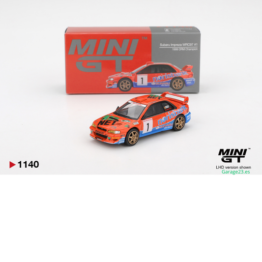 MINI GT SUBARU IMPREZA WRC97 #1 DRM CHAMPION 1999 # 1140