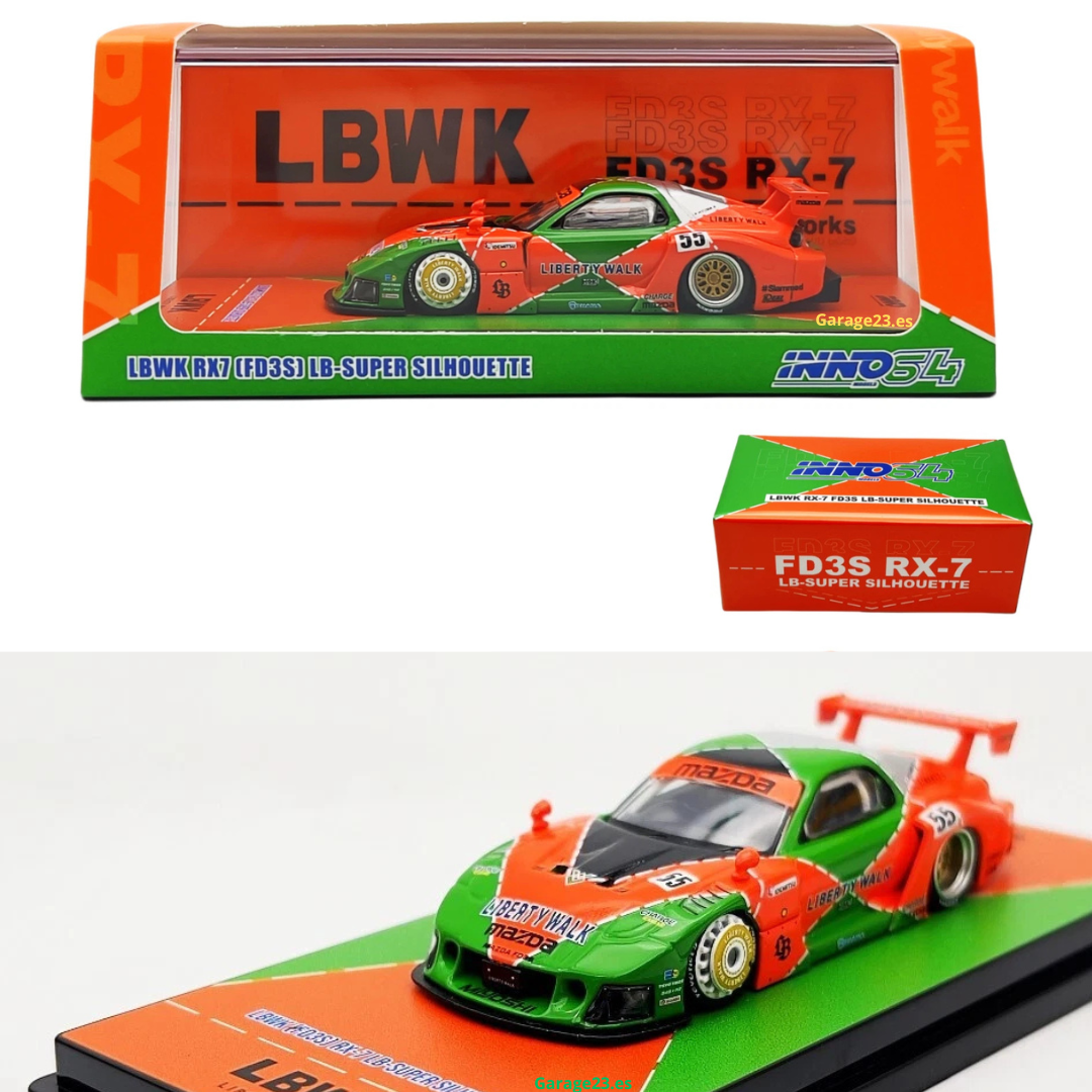 INNO64 Mazda RX7 Inno64 Malaysia FD3S LB WORKS Super Silhouette Malaysia Diecast Expo 2024 Exclusivo