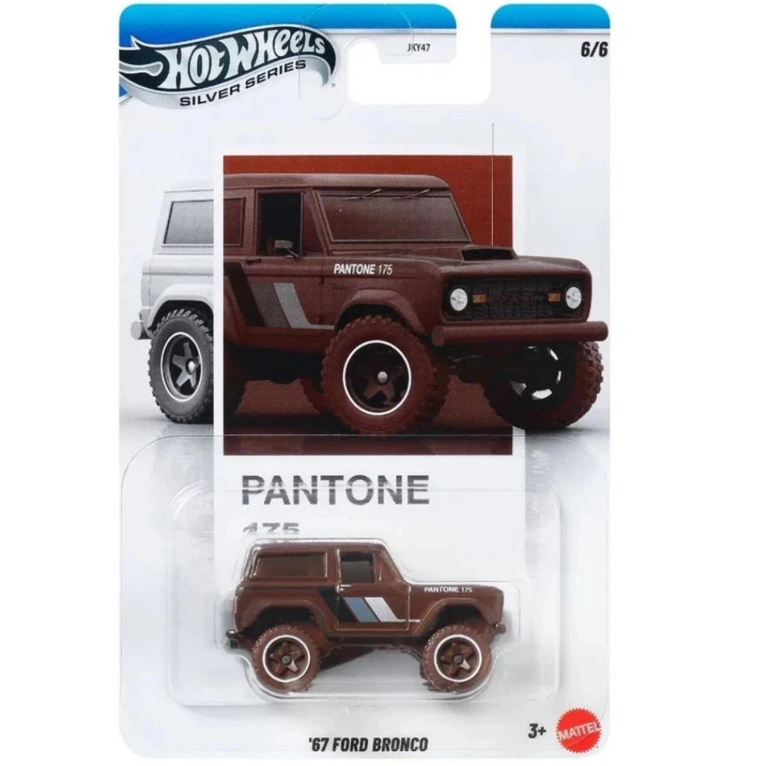 Hot Wheels Silver Series Pantone 1967 Ford Bronco Burgundy