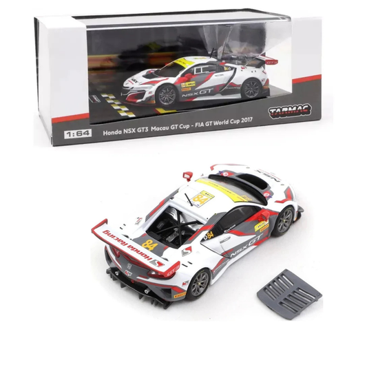 Tarmac 1/64 2017 Honda NSX GT3 Macau GT Cup Renger van der Zande Fia GT World Cup