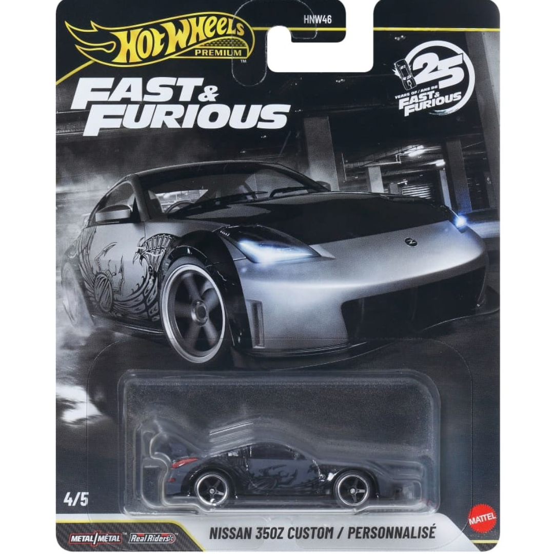 Hot Wheels Premium Nissan 350z custom 25º Aniversario Fast And Furious Ref46R