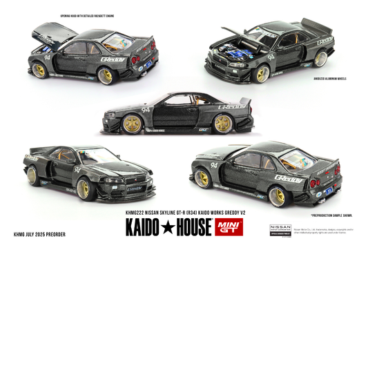 KAIDO HOUSE NISSAN SKYLINE GTR R34 KAIDO WORKS GREDDY V2 1999 # 222