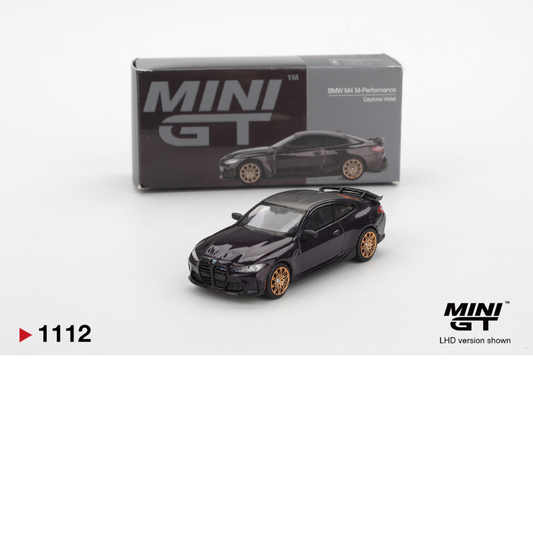 MINI GT BMW M4 G82 PERFORMANCE DAYTONA VIOLET 2021 # 1112