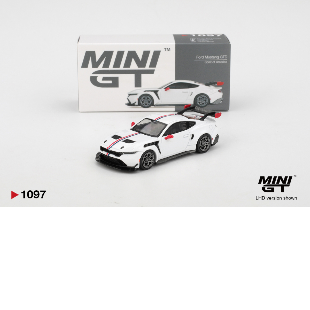 MINI GT FORD MUSTANG GTD SPIRIT OF AMERICA 2025 # 1097