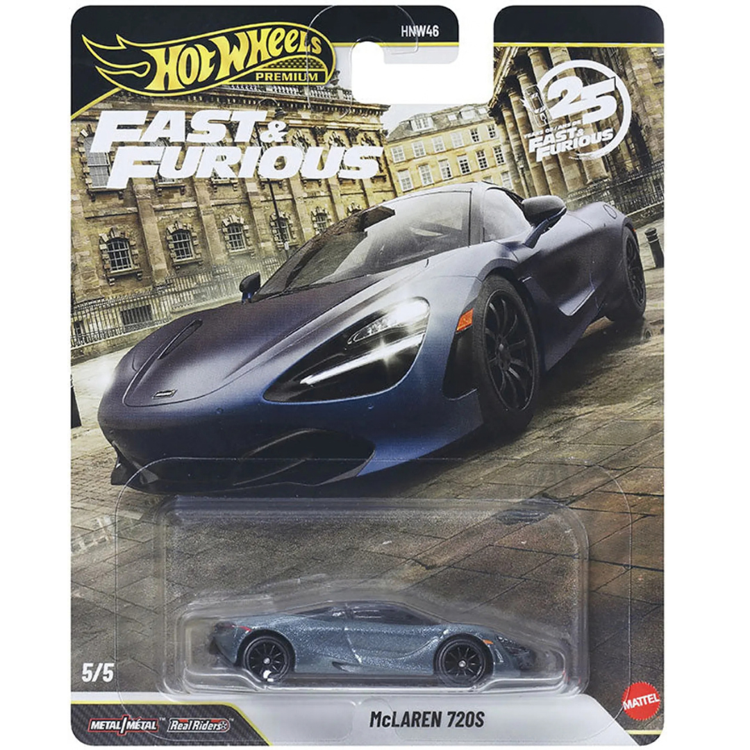 Hot Wheels Premium McLaren 720s 25º Aniversario Fast And Furious Ref46R