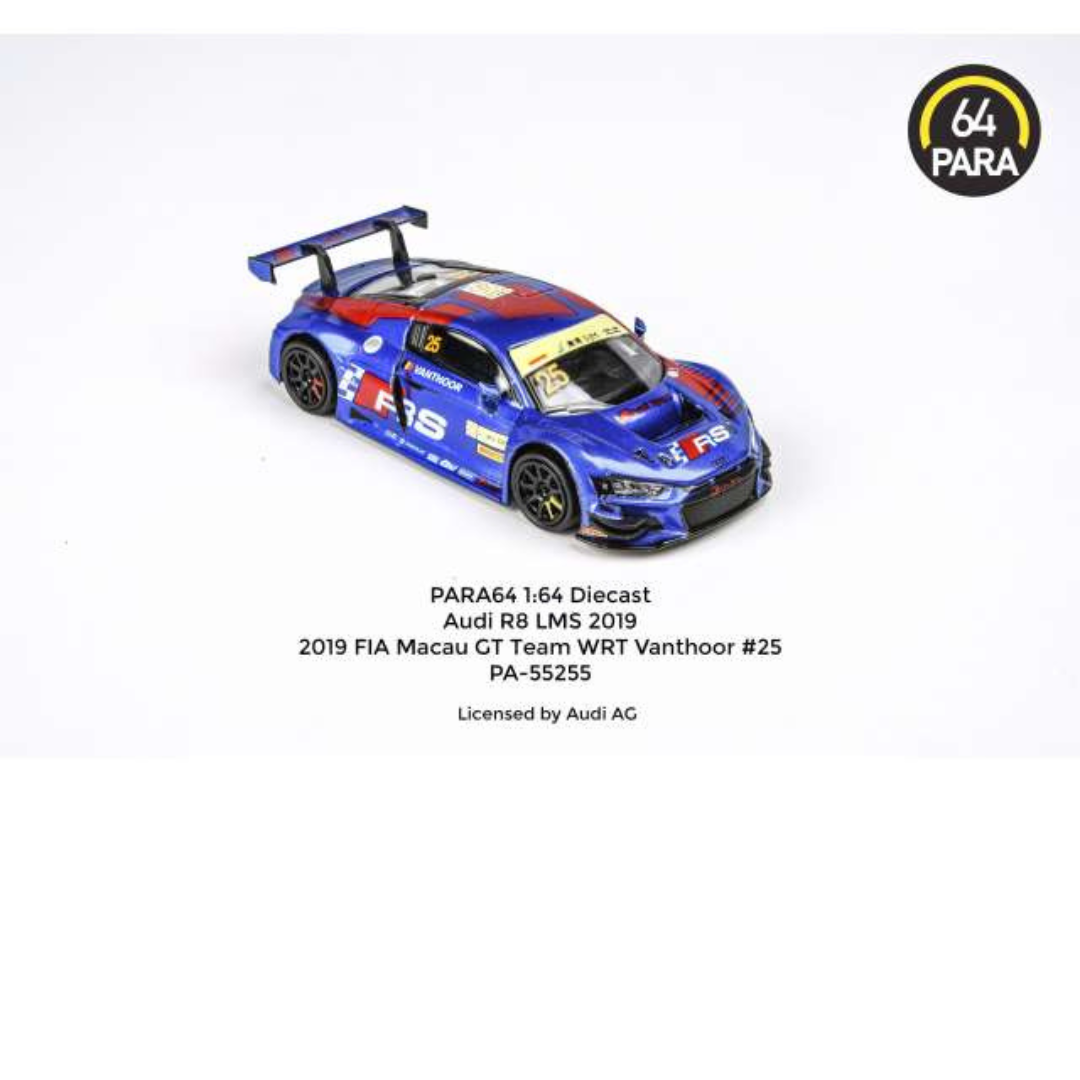 Para64 1/64 2019 Audi R8 LMS EVO #25 FIA Macau WRT van Thoor pa55255