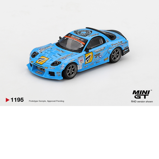 MINI GT MAZDA RX7 D1GP  FD3S RE AMEMIYA 2025 # 1195