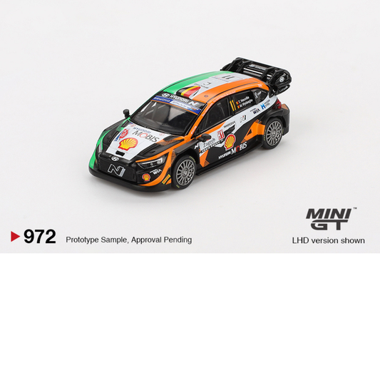 MINIGT HYUNDAI I20 N RALLY 1 #11 RALLY CROATIA 2023 # 972