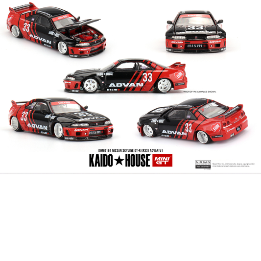 KAIDO HOUSE NISSAN SKYLINE GTR R33 KAIDO WORKS ADVAN # 191