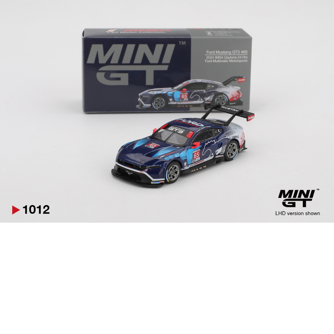 MINIGT FORD MUSTANG GT3 #65 FORD MULTIMATIC MOTORSPORTS DAYTONA 24 HRS 2024 # 1012