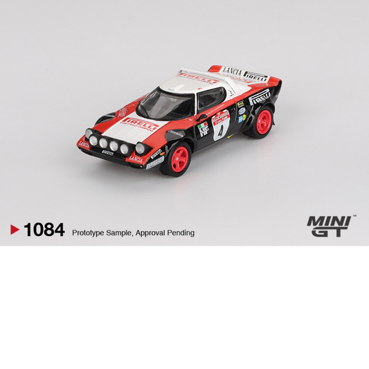 MINIGT LANCIA STRATOS HF #4 RALLY SANREMO WINNER 1978 # 1084