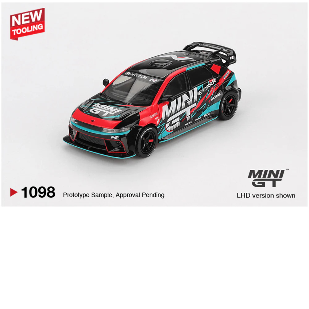 *** BLISTER *** MINIGT HYUNDAI IONIQ 5N MINI GT RS  01T TOKYO AUTO SALON 2025 # 1098