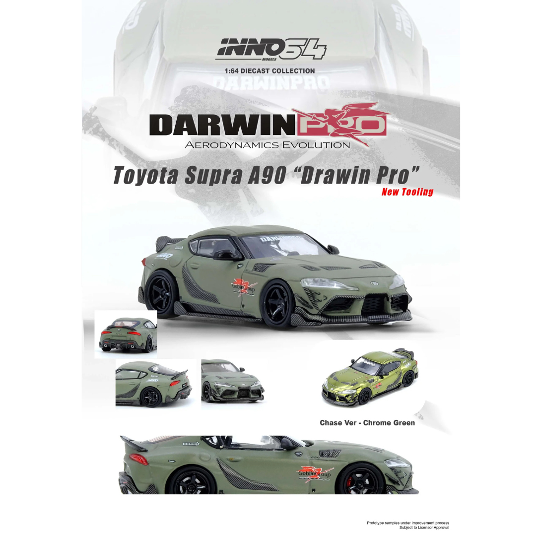 Inno64 Toyota Supra A90 DARWIN PRO Matt Green
