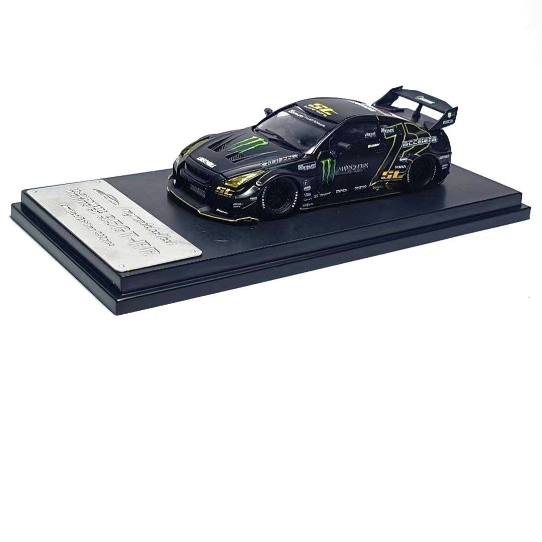 My Model Collect Nissan GTR R35 Monster Matte Black 1.64 MMC640005H