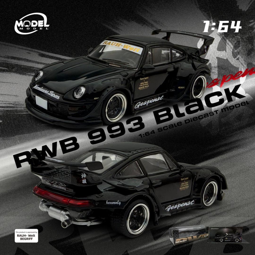 Model Model 1/64 RWB 993 Black MM64-RWB993-004