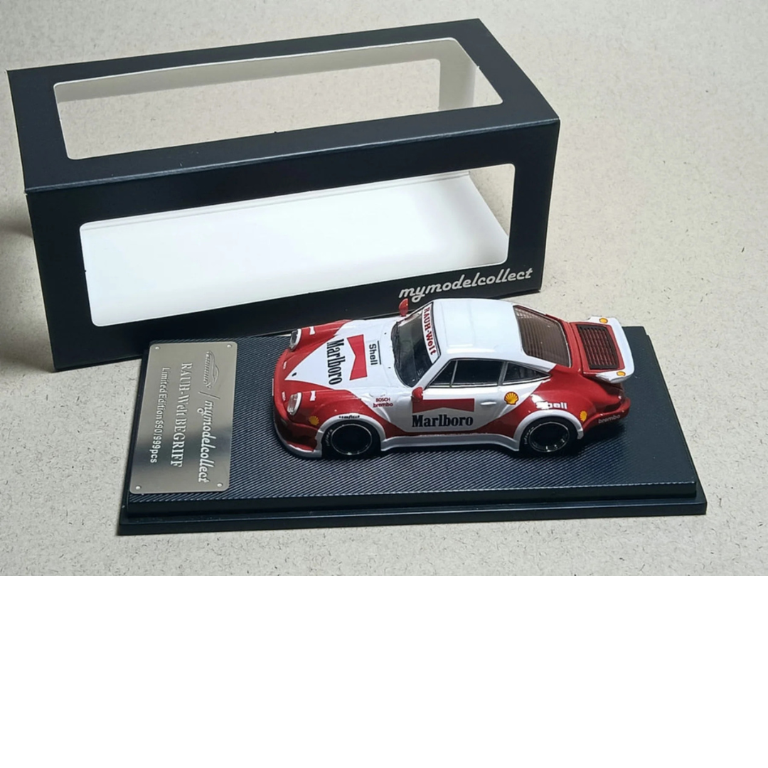 My Model Collect Porsche Rauh Welt RWB 930 Marlboro Red White 1.64 MMC640007F