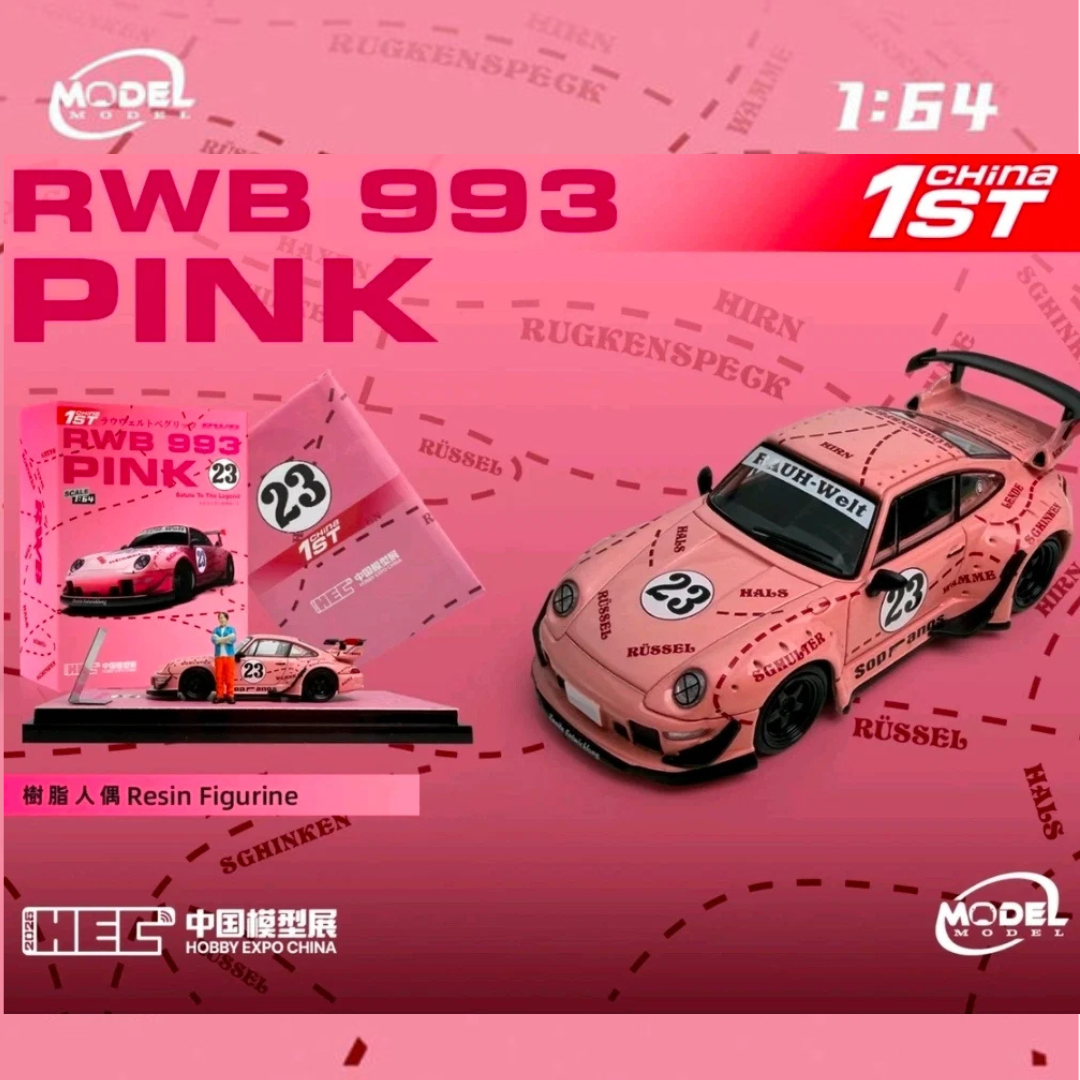Model Model 1/64 RWB 993 HEC 2026 Pink * Exclusiva de Hobby Expo China 2026 * MM64-RWB993-HEC2026