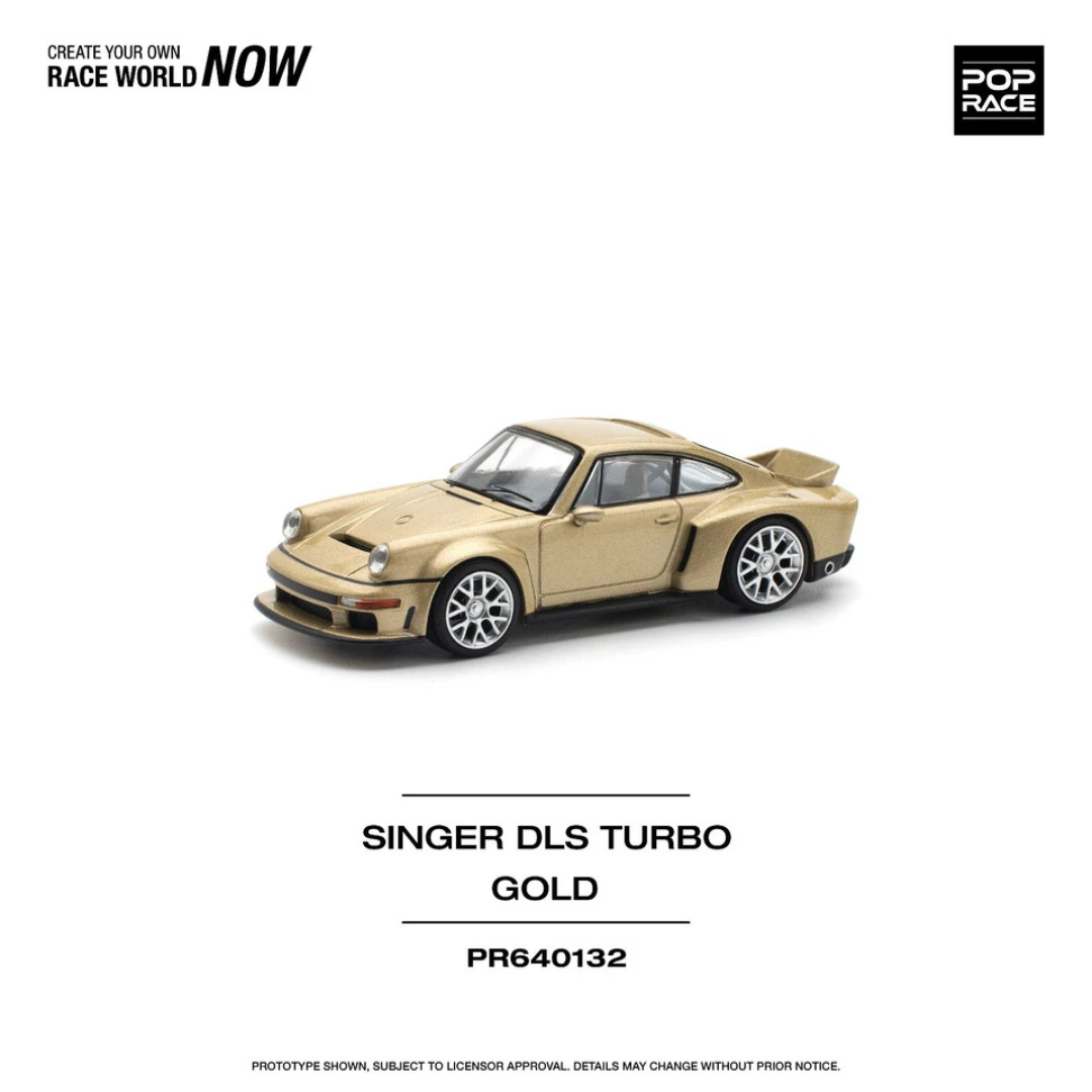 Pop Race Porsche Singer DLS Turbo Road Gold # 132