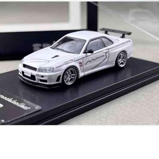 %%% My Model Collect Nissan Skyline R34 V Spec White 1.64 MMC640009G