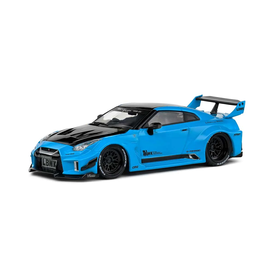 Solido 1/43 2019 Nissan GTR35 Liberty Walk Silhouette Azul soli4311209