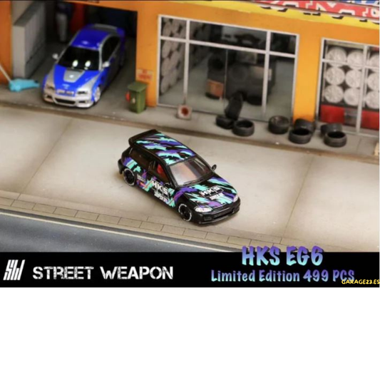 Street Weapon Honda Civic EG6 HKS 1/64