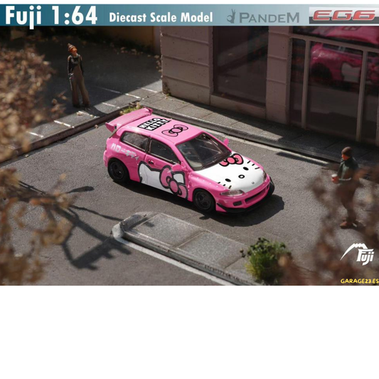 Street Weapon Honda Civic EG6 Hello Kitty - Rosa 1/64