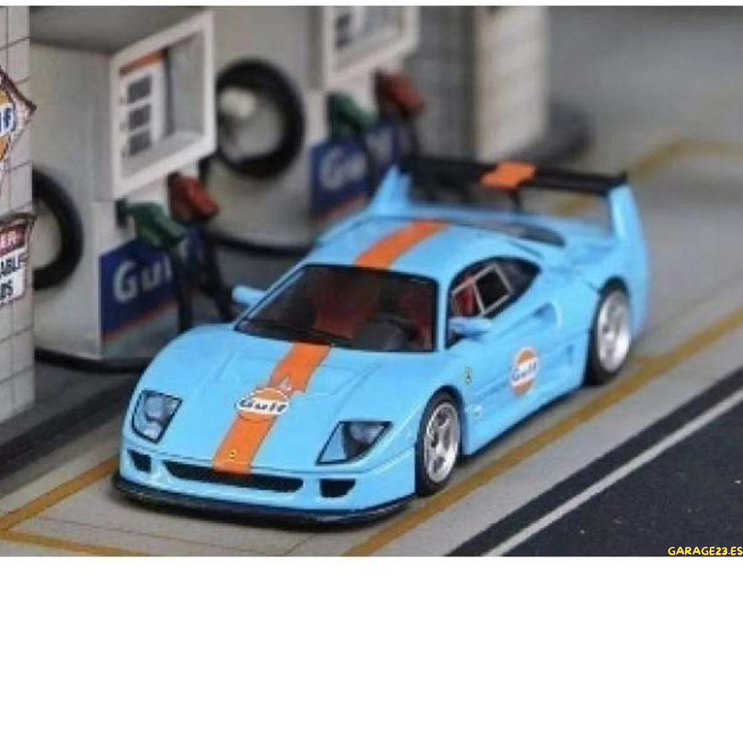 Street Weapon Ferrari F40 Gulf *** DESMONTABLE *** Azul/Naranja