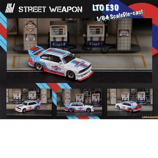 Street Weapon BMW E30 Martini 1/64