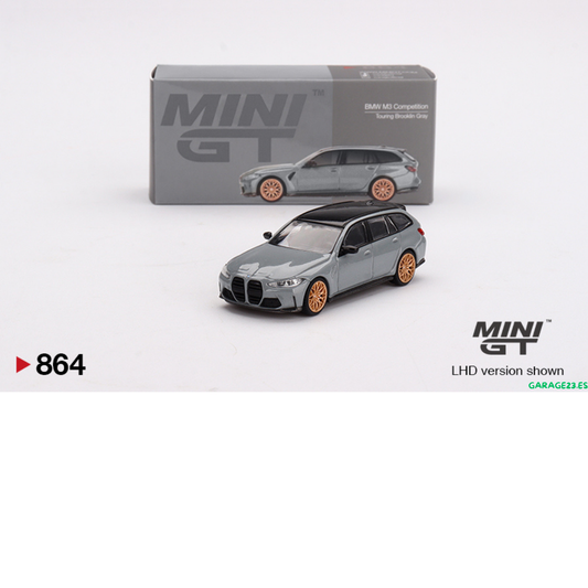 MINI GT BMW M3 TOURING (G81) COMPETITION BROOKLYN GREY 2024 # 864