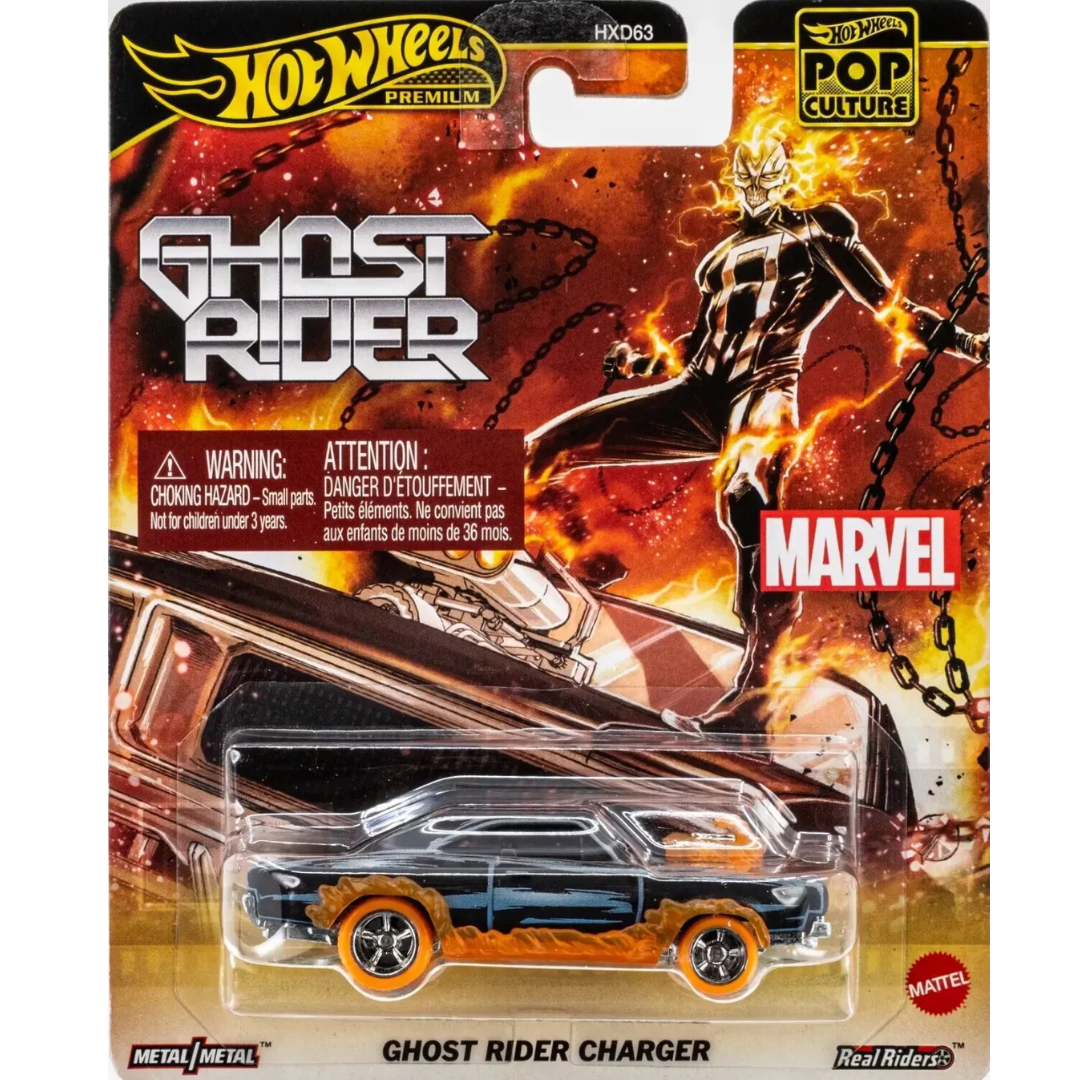 Hot Wheels Premium  Dodge Charger Ghost Rider  MARVEL Pop Culture